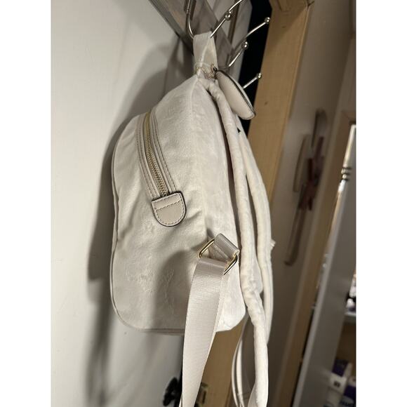 Juicy Couture White Mini Backpack Velvet Rhinestone Juicy main image 6